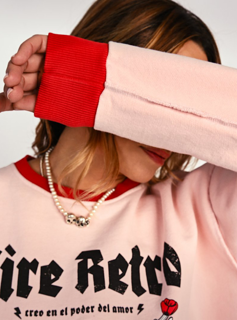 Sudadera rosa CUPIDA - Imagen 3