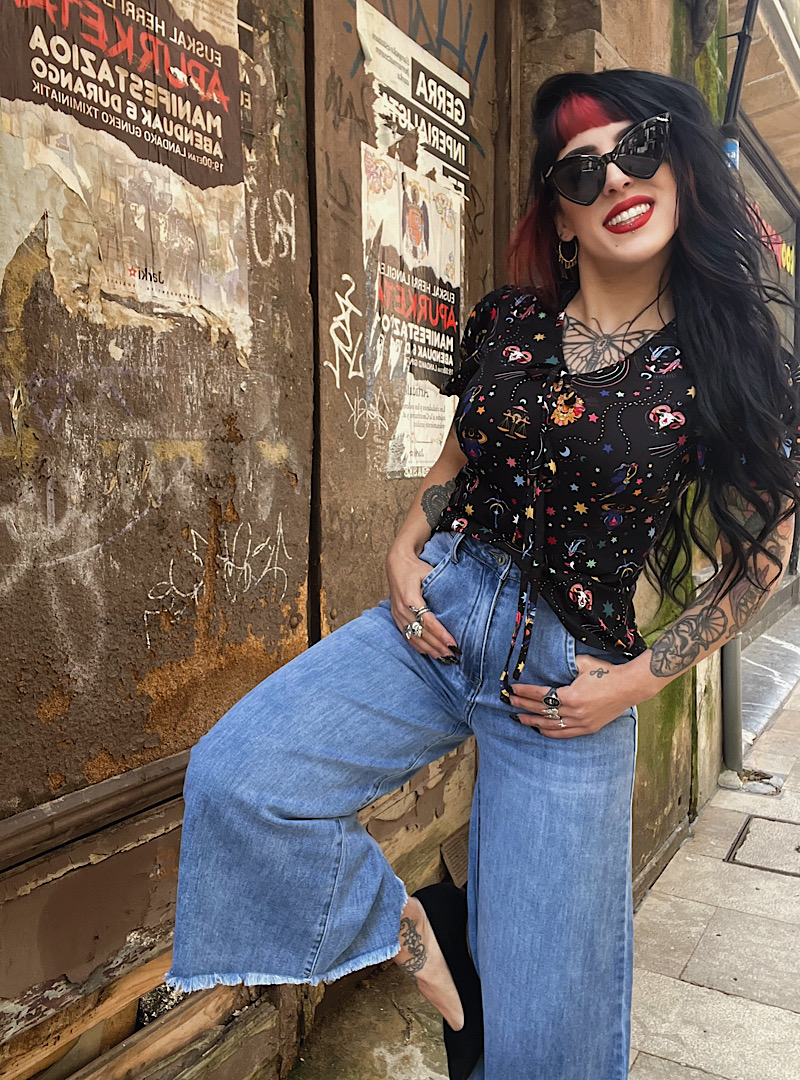 Pantalón DENIM CULOTTE