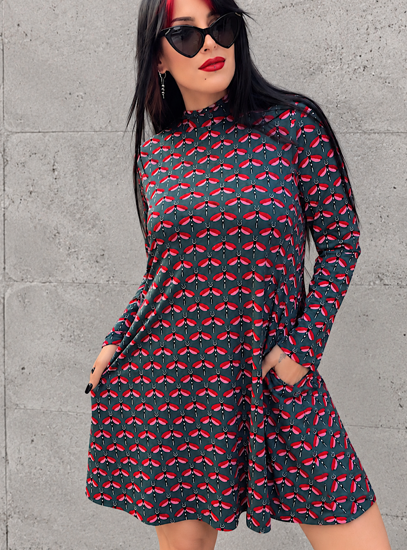 Vestido GREEN DRAGONFLY - Imagen 4